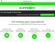 Tablet Screenshot of empirepcrepair.com